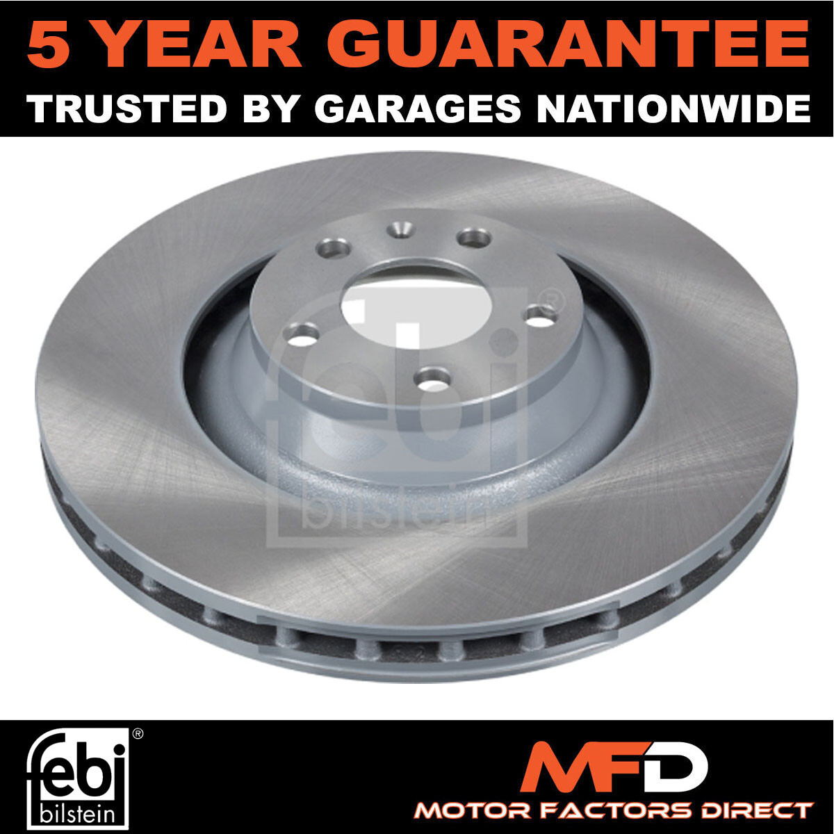 Fits Audi A6 Allroad 3.0 TDi 3.1 4.2 Febi Front 1x Brake Disc 4F0615301G