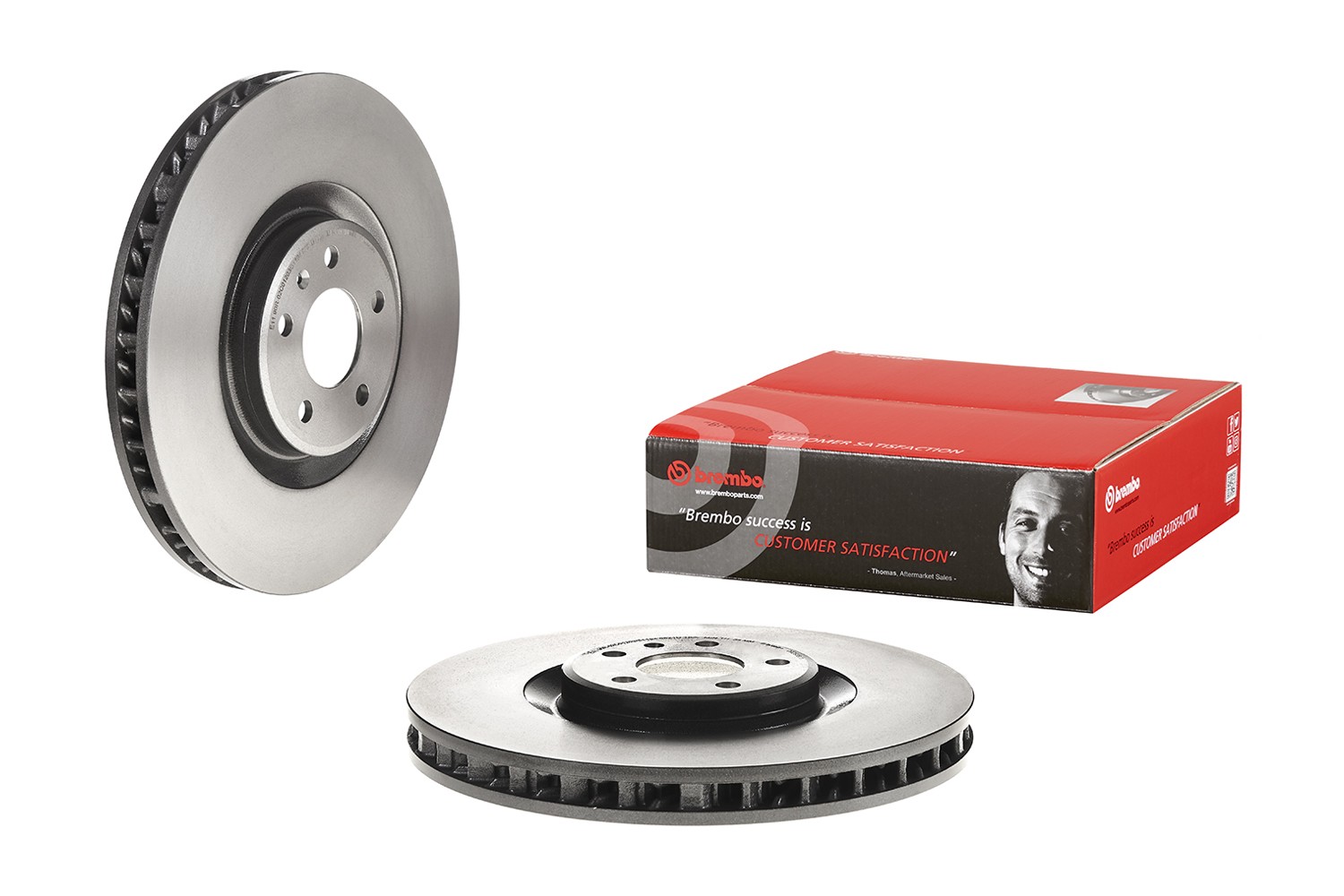 Brembo Front Driver Left 360mm Disc Brake Rotor for Porsche Macan Turbo GTS