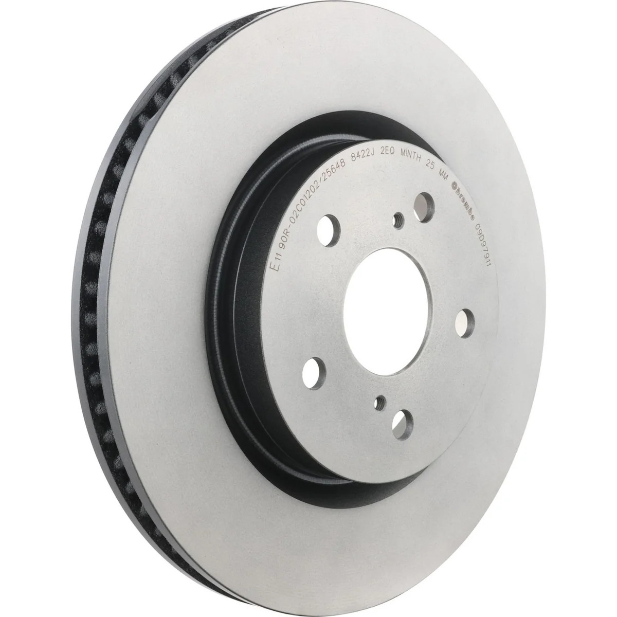 Brembo 09.D940.11 UV Coated Rear Rotor for 2014-2018 Porsche Macan Turbo 356mm