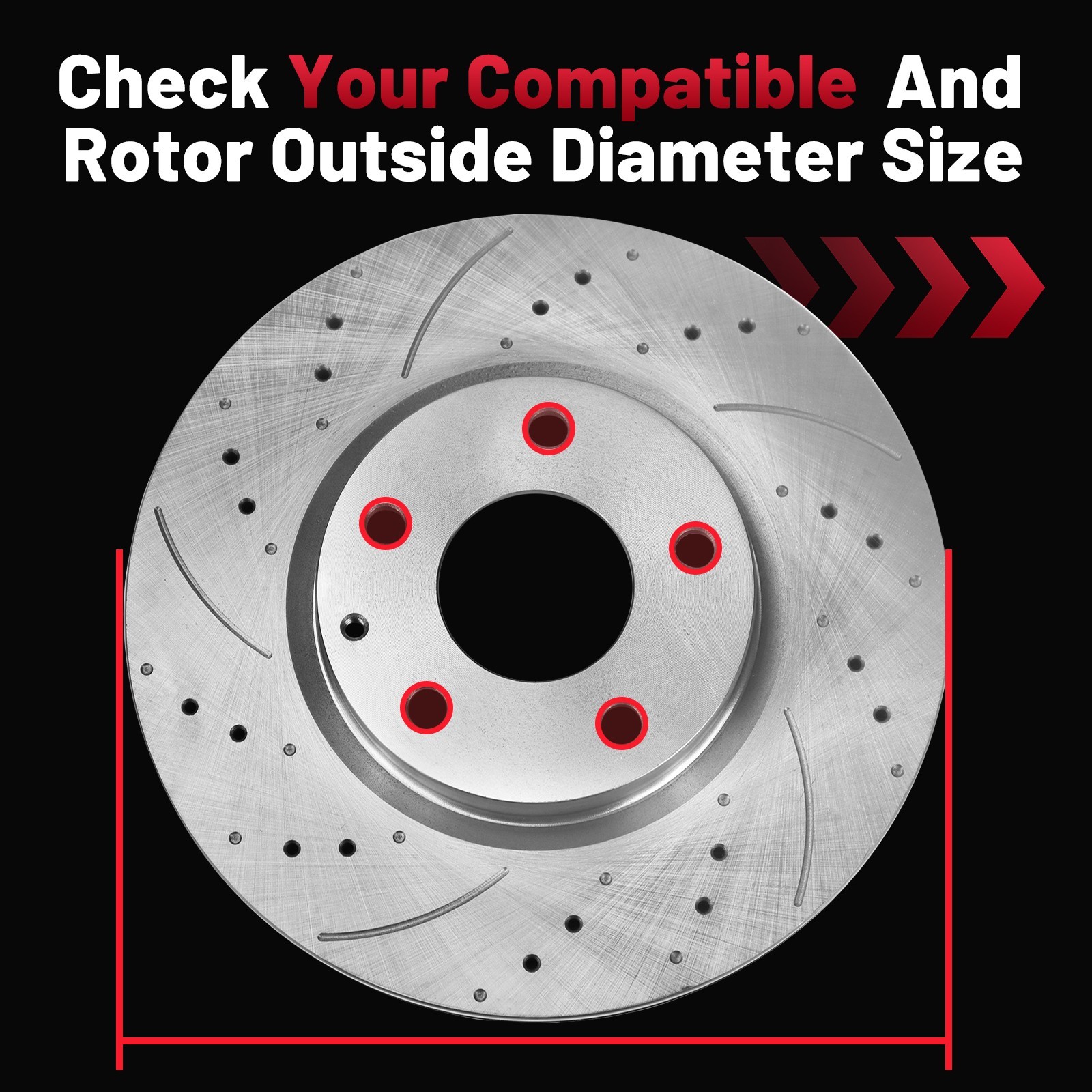 300mm Front Disc Rotor & Ceramic Pads for Hyundai Tucson 2010-2015 Kia Sportage