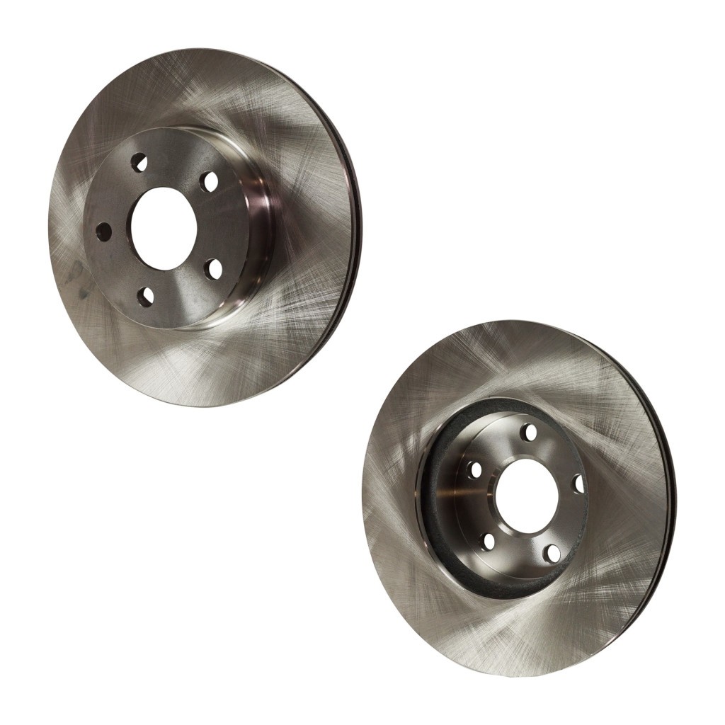 For Buick Skylark 1990-1998 Brake Discs Front | Pair | Cast Iron | Plain Surface