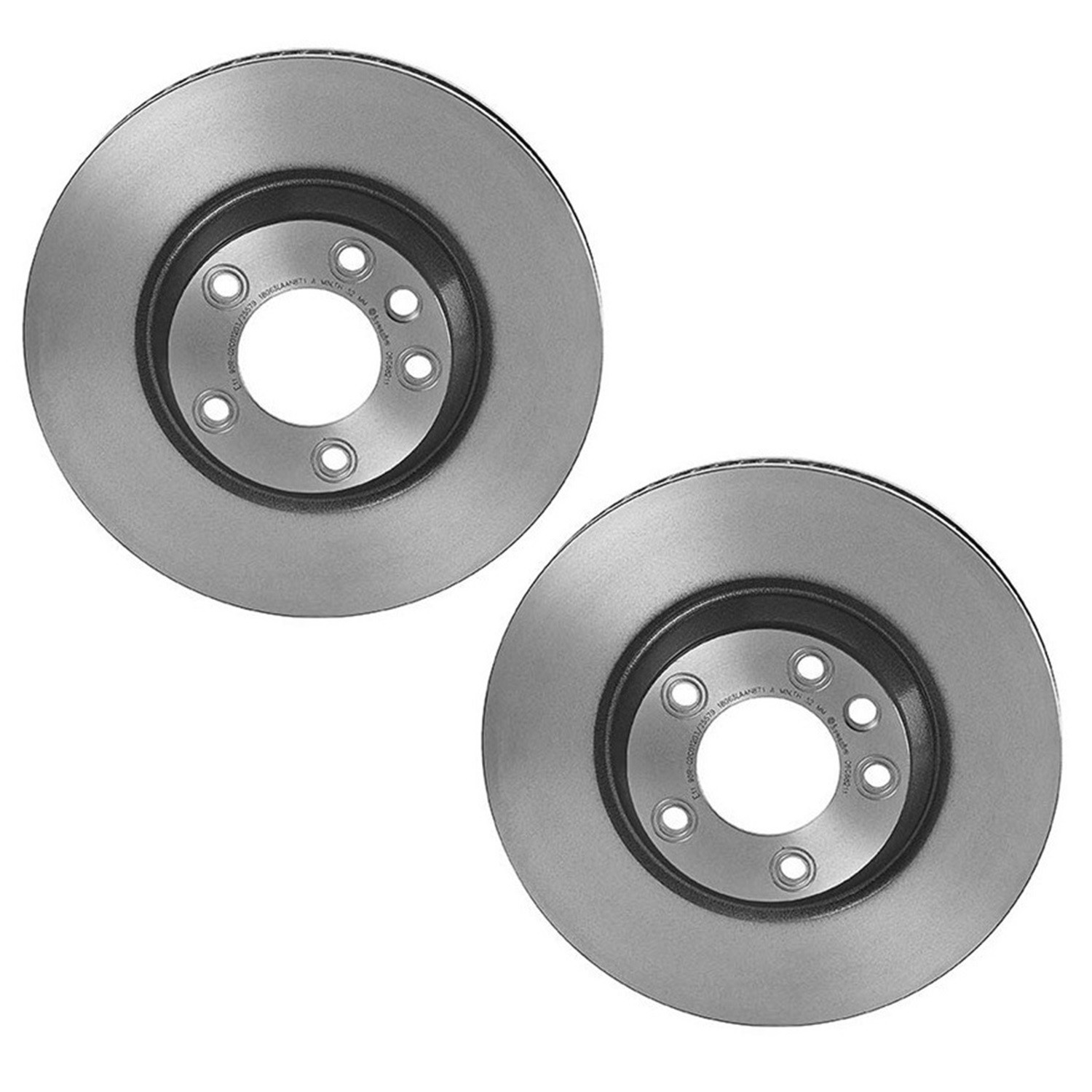 Brembo Pair Set of 2 Front Brake Disc Rotors PVT 350mm For VW Audi Porsche