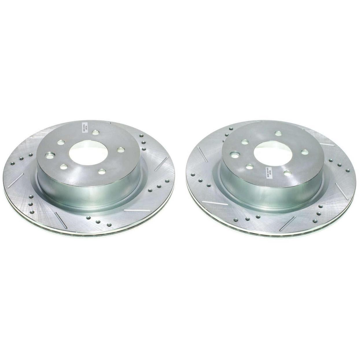 PowerStop Disc Brake Rotor Set – Fits Infiniti EX35 2008-2012, Infiniti EX37 201