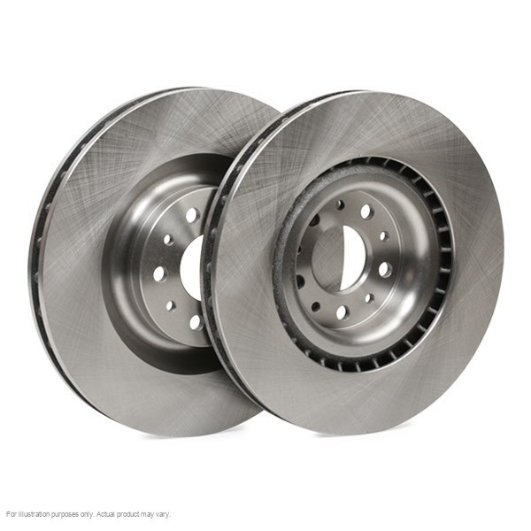 2x APEC Front Brake Discs For FIAT DOBLO Platform/Chassis 59kW/80HP/1248cc