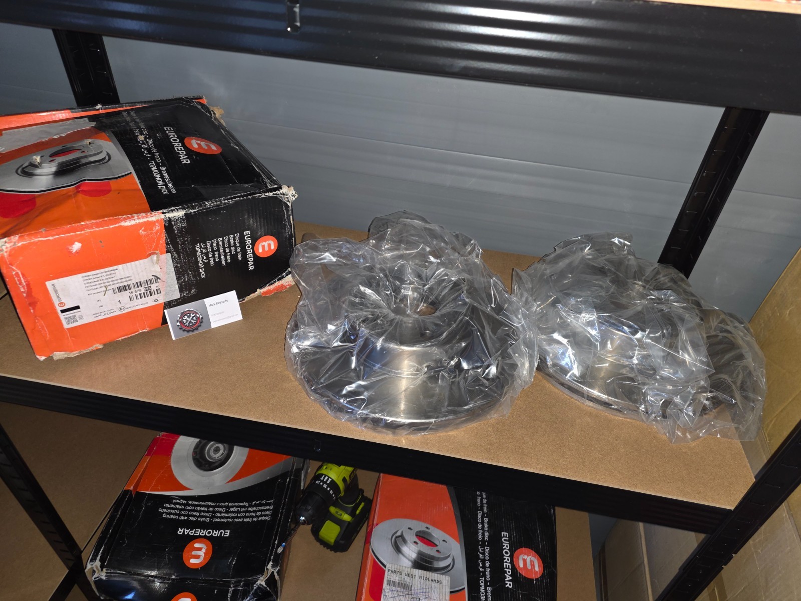 Eurorepar Front Brake Discs 280mm (Pair) Fits Citroen Peugeot Fiat Vauxhall Vans