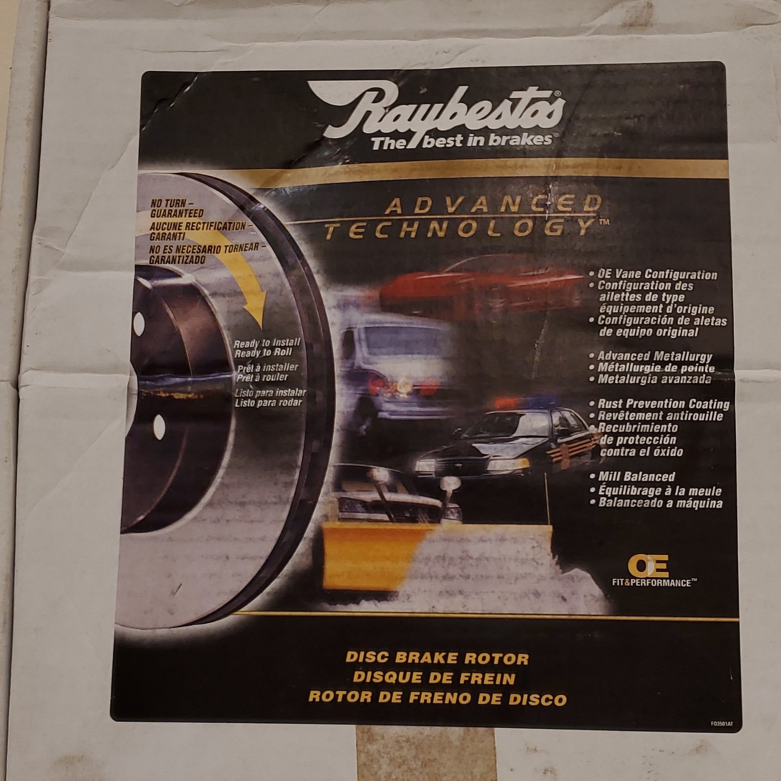 Disc Break Rotor Raybestos 980470, set of 2 New – Left or Right Side