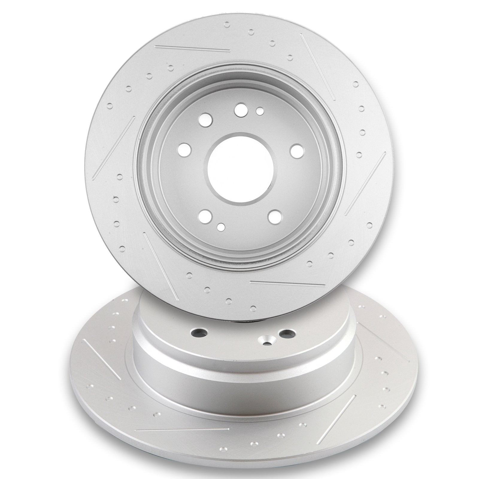 Rear Slotted Discs Brake Rotors For Acura TL 1999-2003 Acura TL 2002-2003 3.2L