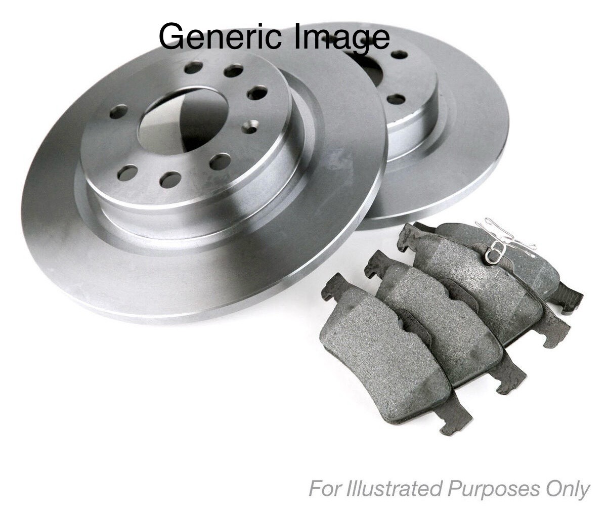 FOR MERCEDES C-CLASS C180 (W204 S204) SALOON & ESTATE REAR BRAKE DISCS & PADS
