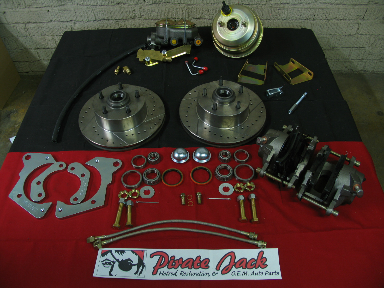 1965-68 Chevy Impala High Performance Disc Brake Kit With Power Brake Conversion