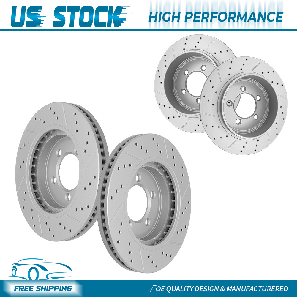 For 2006 2007 2008 – 2010 Ford Explorer Mercury Mountaineer Front & Rear Rotors