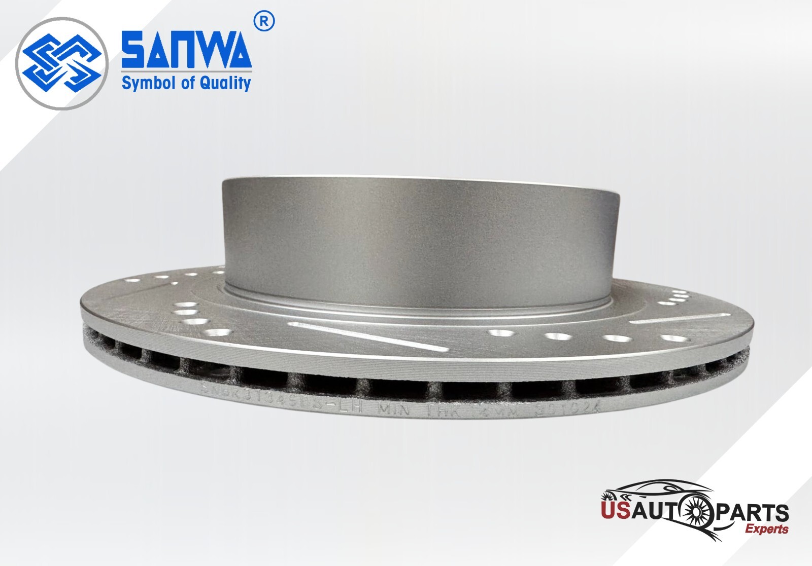 REAR LH BRAKE ROTOR VENTED & GEOMET COATED D & S 292 mm FOR ROGUE JUKE G35 03-21