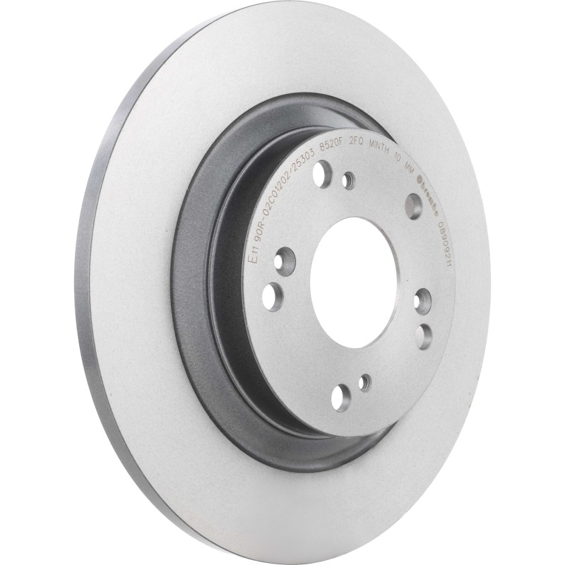 Brembo 15-18 Porsche Macan Front Grooved UV Coated Rotor