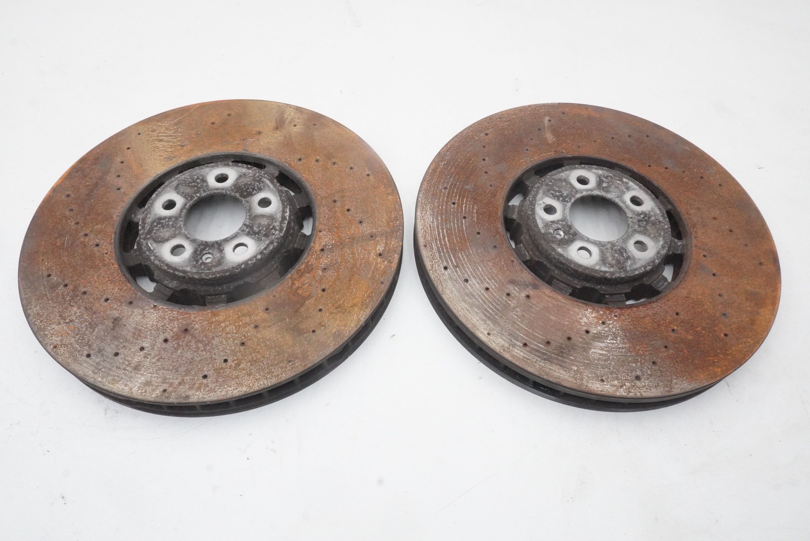 Set 2 Front Left Right Disc Brake Rotor 4M8615301D OEM Audi RSQ8 2020-25