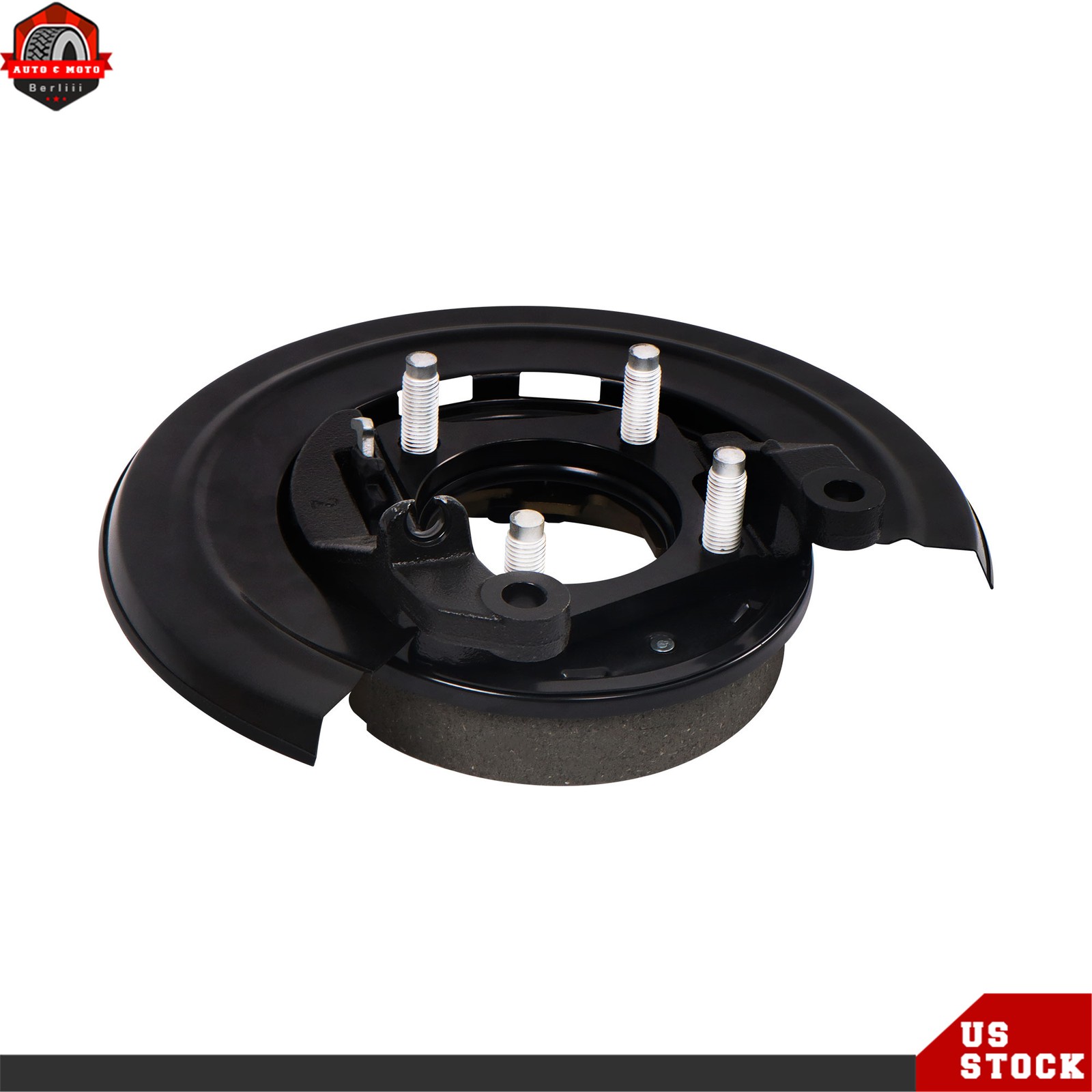 Rear Driver Side Parking Brake Backing Plate For Ford F-250 Super Duty 2005-2012