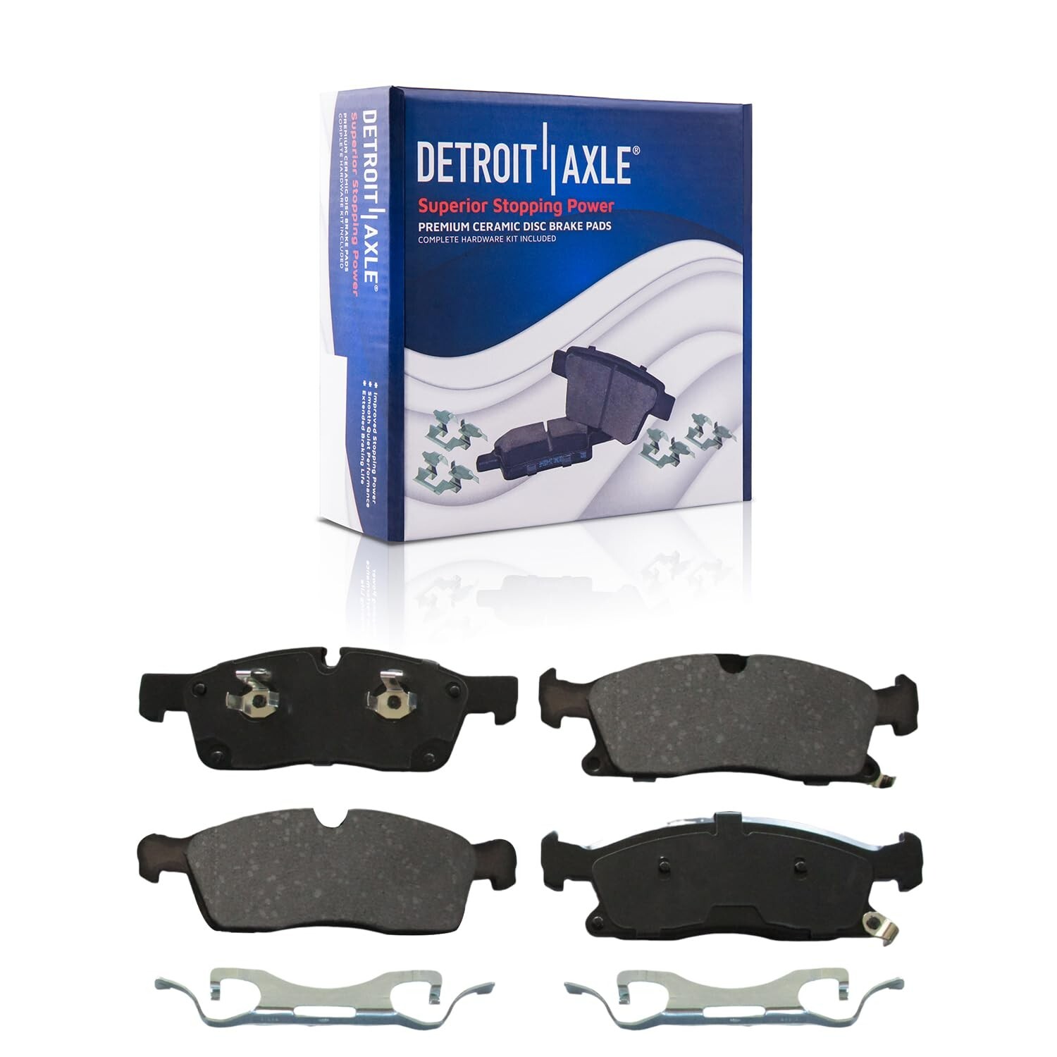 Front and Rear Drilled Disc Rotors Brake Pads for Grand Cherokee Dodge Durango