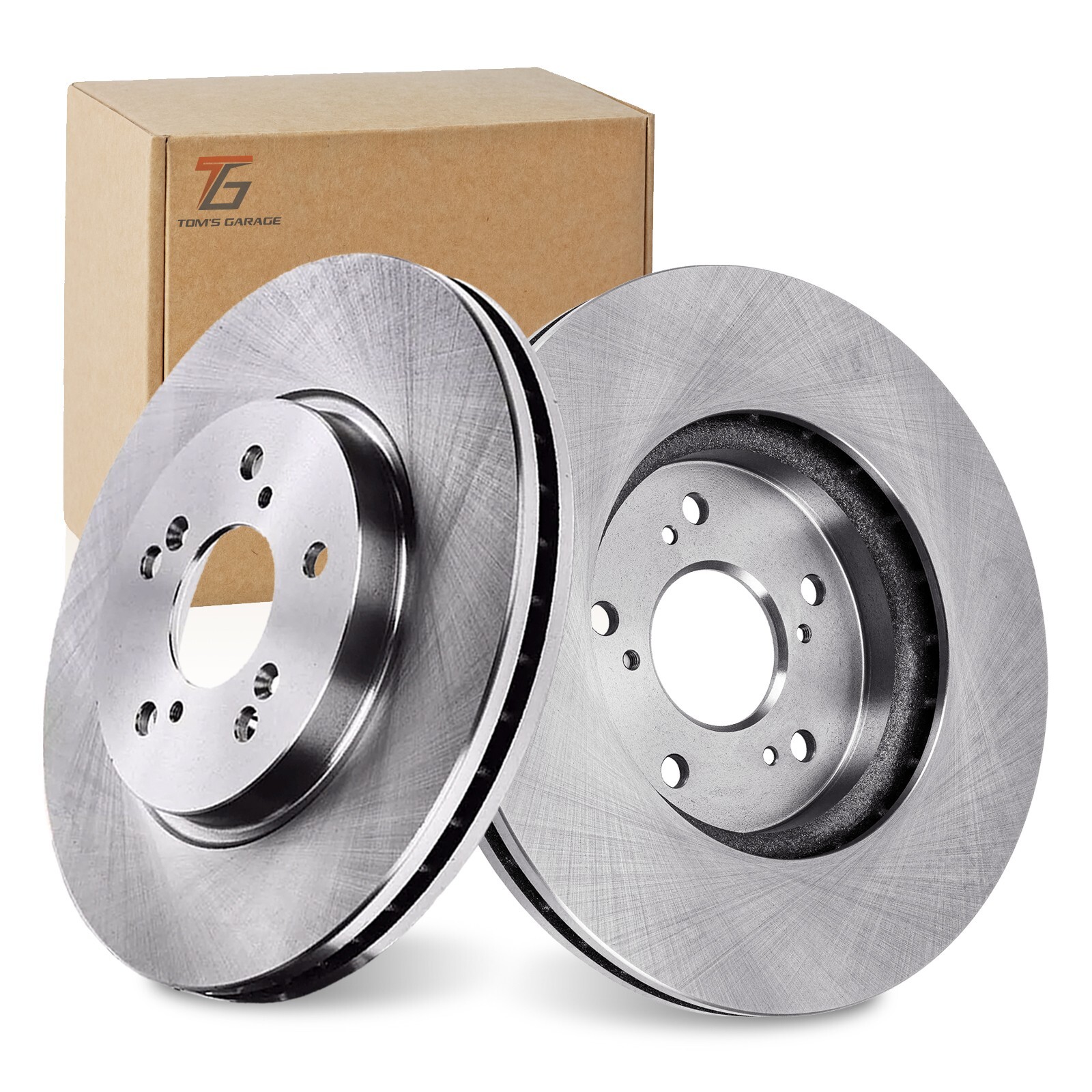 Front Vented Disc Brake Rotors for 2007 – 2012 Acura RDX 2007 – 2016 Honda CR-V