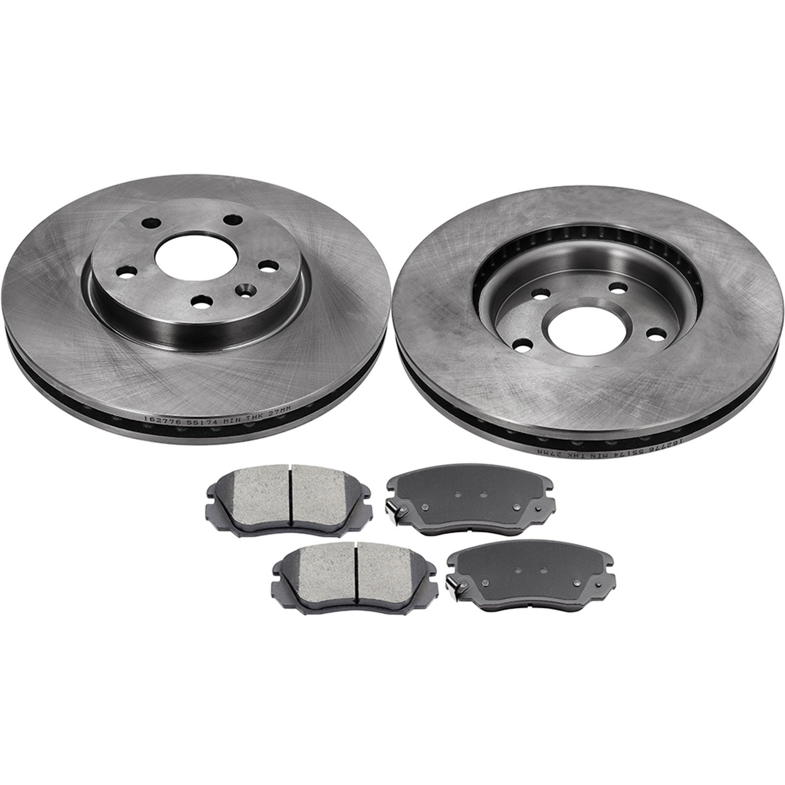 Front Rotors Brake Pads for Chevrolet Equinox Impala 2010-2010 Buick Allure