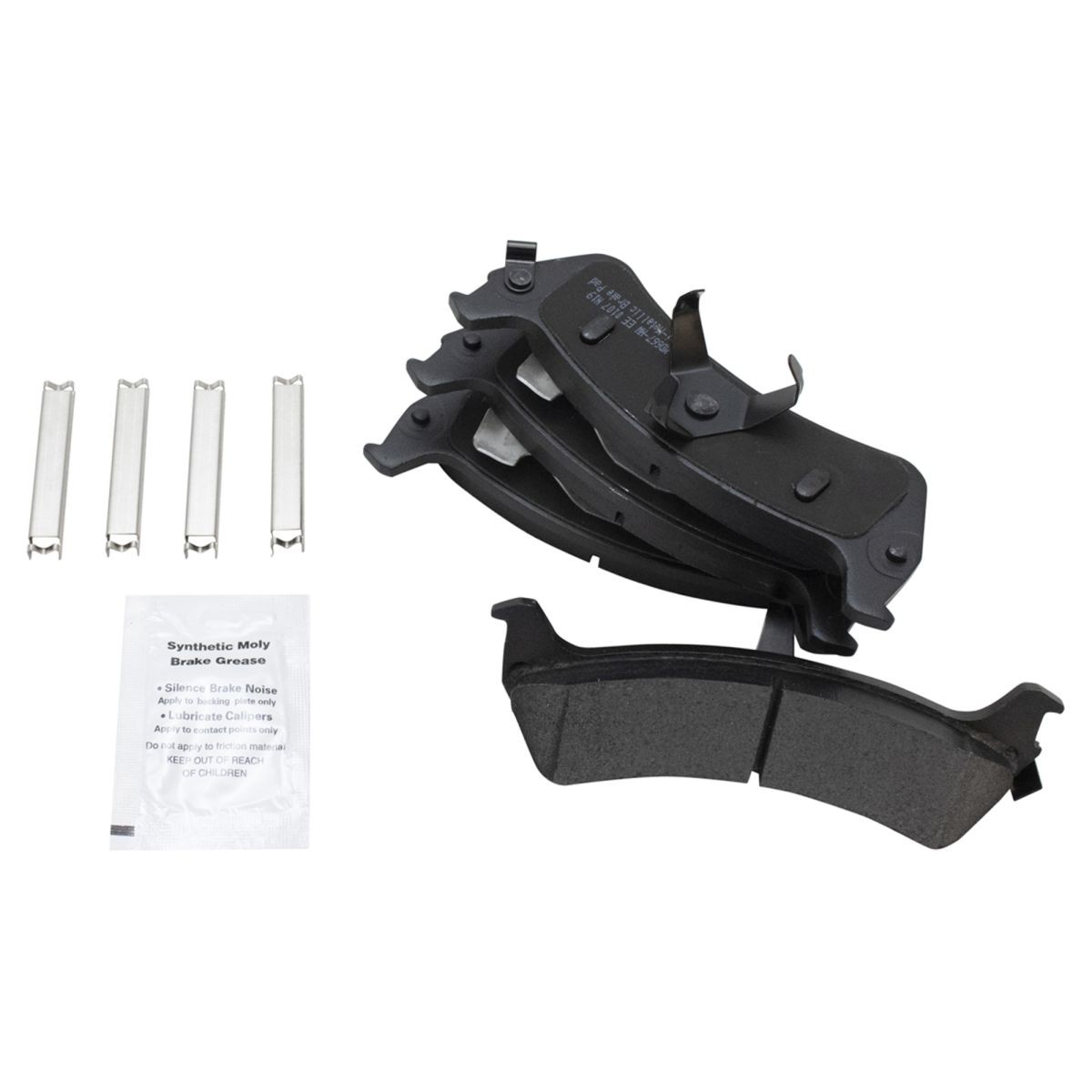 TRQ Rear Posi Semi Metallic Brake Pads And Rotors Kit for Ford Mercury