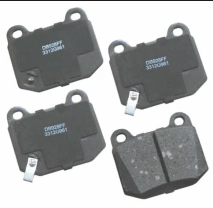 CARQUEST Wearever Gold Ceramic Rear Brake Pads GNAD961 4-Pad Set New