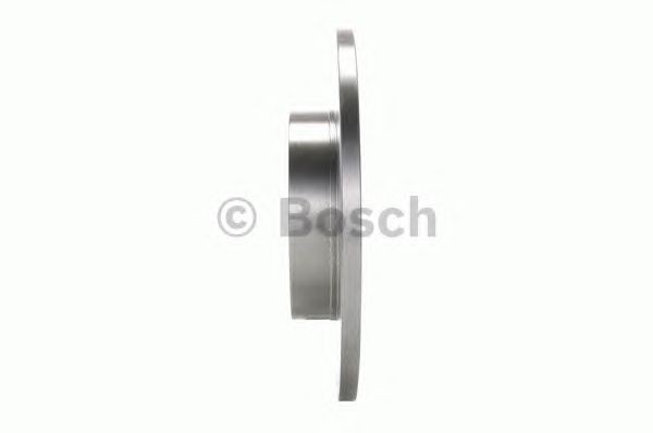 Bosch Brake Disc Front Rear 240.5mm 59.02mm Solid 11mm With Screws 0986478342