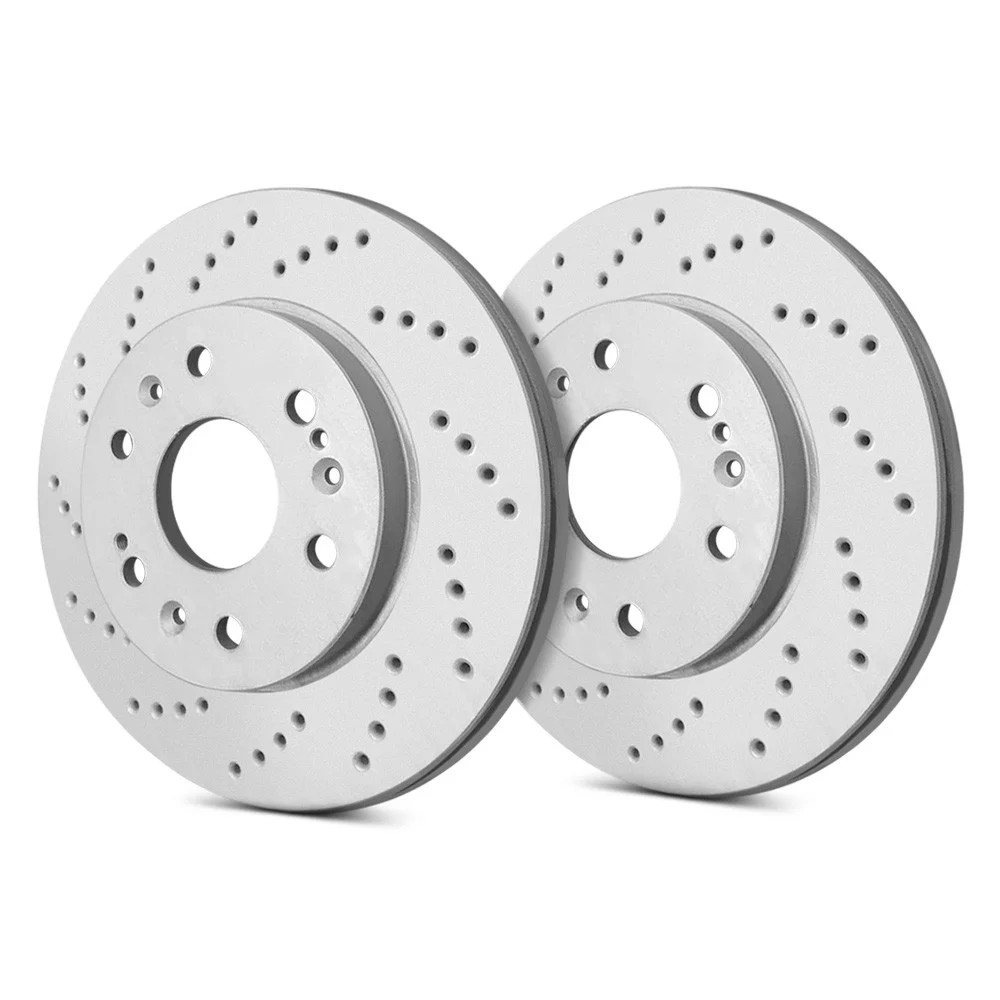SP Performance C19-380 Cross Drilled 1-Piece Rear Brake Rotors