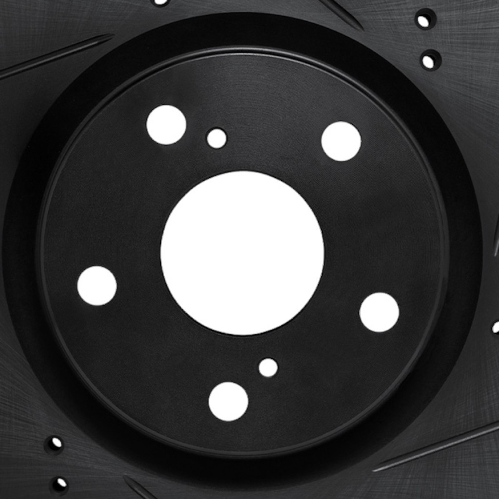 For Chevy Camaro 2021 2022 2023 2024 Rotor Set | Black | Drilled And Slotted