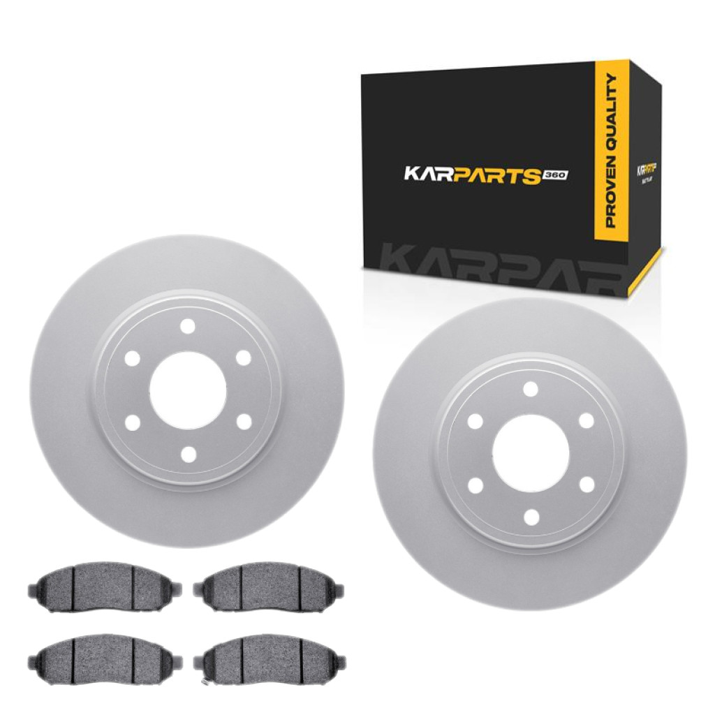 For Nissan Frontier 2005-2019 Brake Set Front | Cast Iron | Ceramic Pads Vented