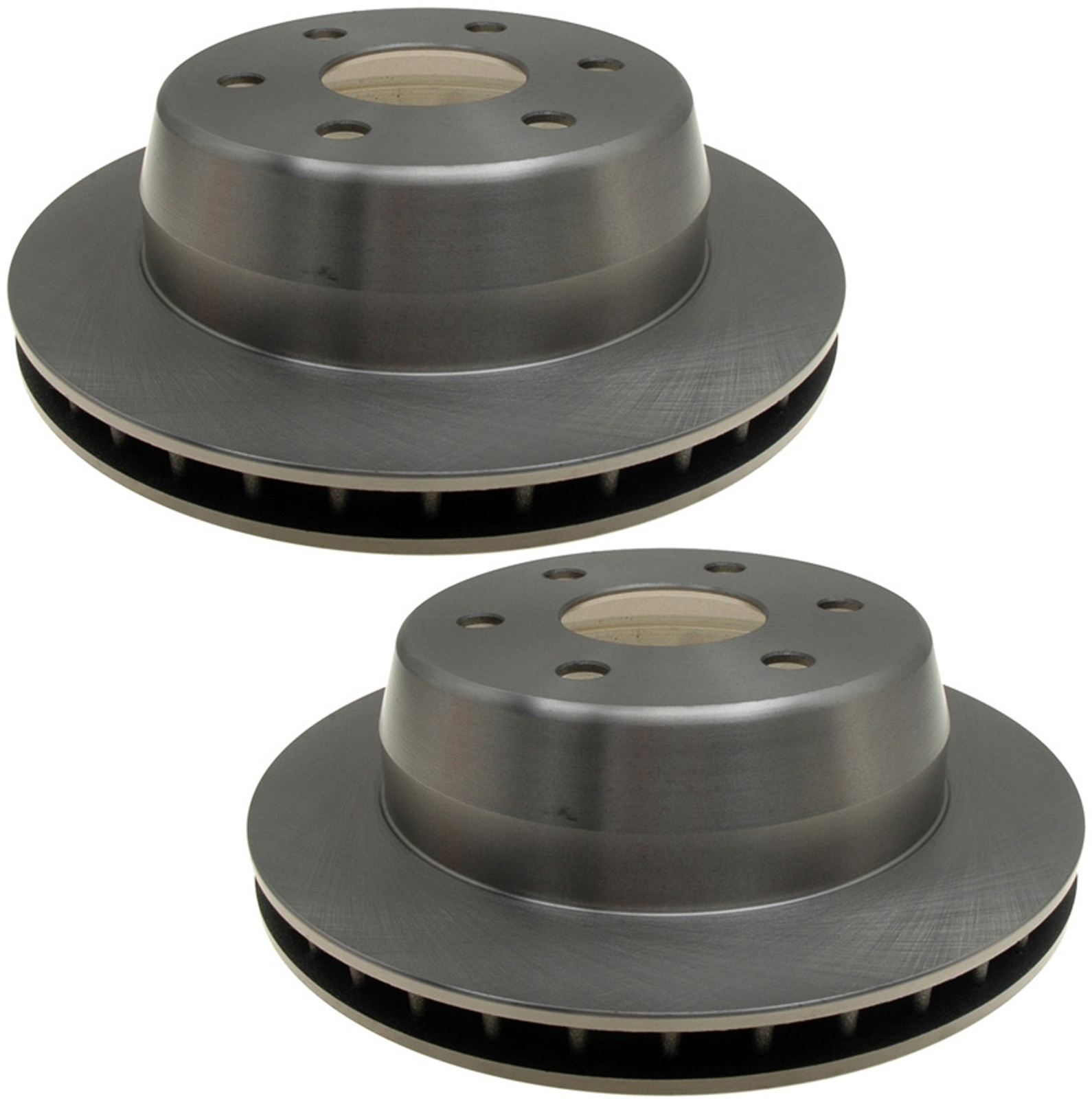 Pair Set 2 Rear Brake Rotors 330mm ACDelco For Chevy GMC with 2 Piston Calipers