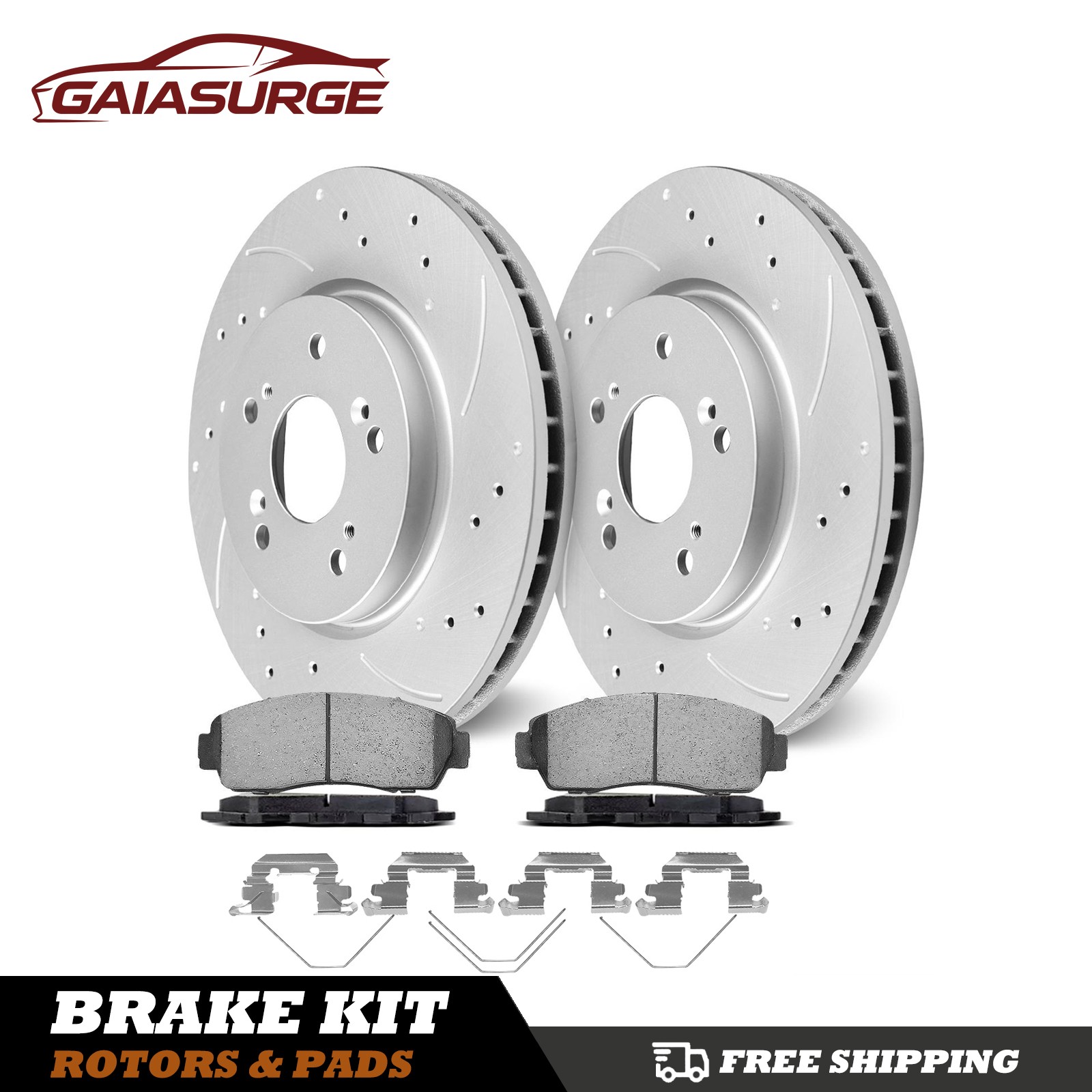 11.65 inch Front Disc Rotors Ceramic Brake Pads Kit for 2007 – 2012 Acura RDX
