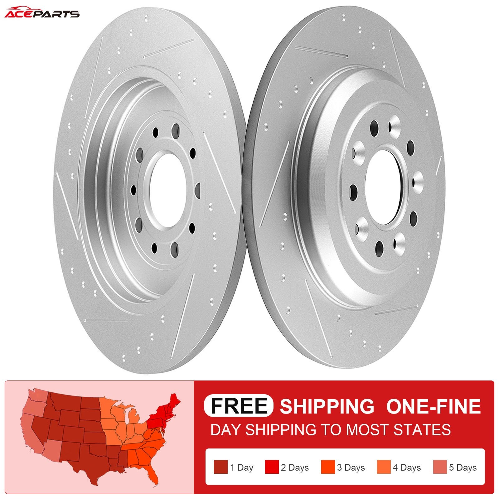REAR BRAKE ROTORS FOR GMC SONOMA CHEVROLET S10 ISUZU HOMBRE