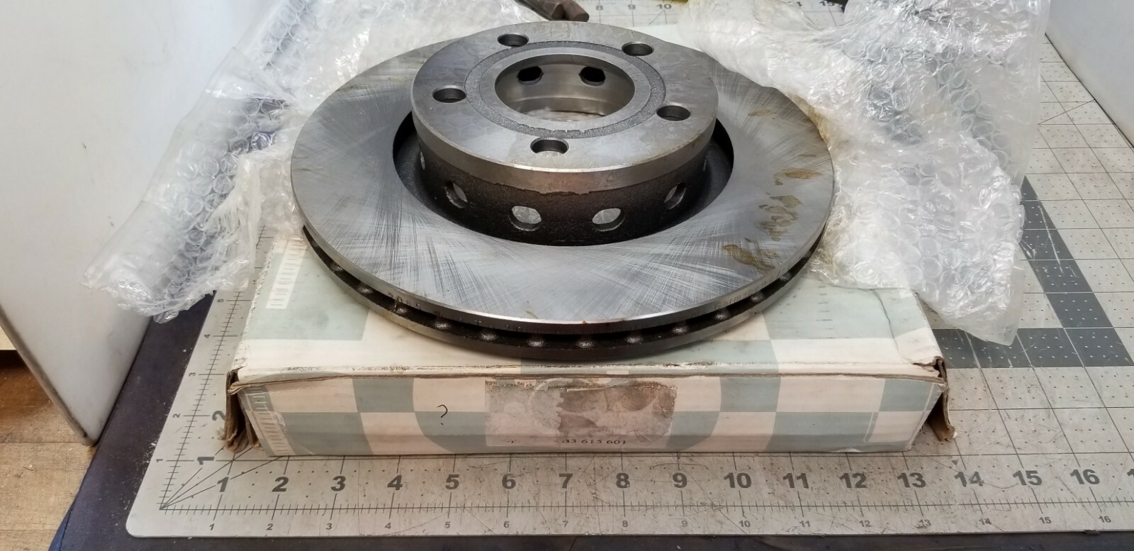 Rear Brake Rotor 40554041 4B3615601 for Audi Volkswagen VW Becker Germany [Z1S7]