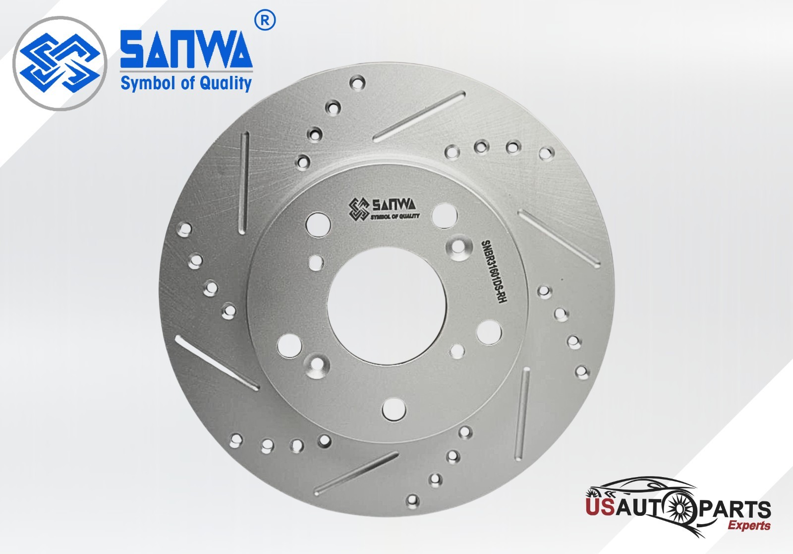 FRONT RH BRAKE ROTOR VENTED&GEOMET COATED D&S 262 MM FOR HONDA ACURA CIVIC 12-15