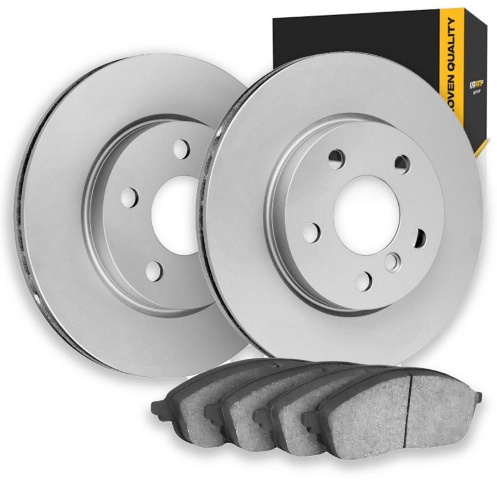 For BMW 340i/340i xDrive/330e 2016-2018 Brake Rotor Set Front | Coated