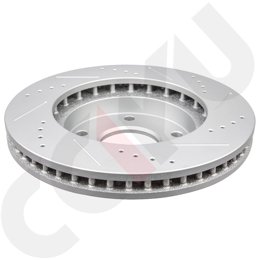 Front Drilled & Slotted Brake Rotors For 1998-2004 Chevy GMC S10 Blazer Jimmy