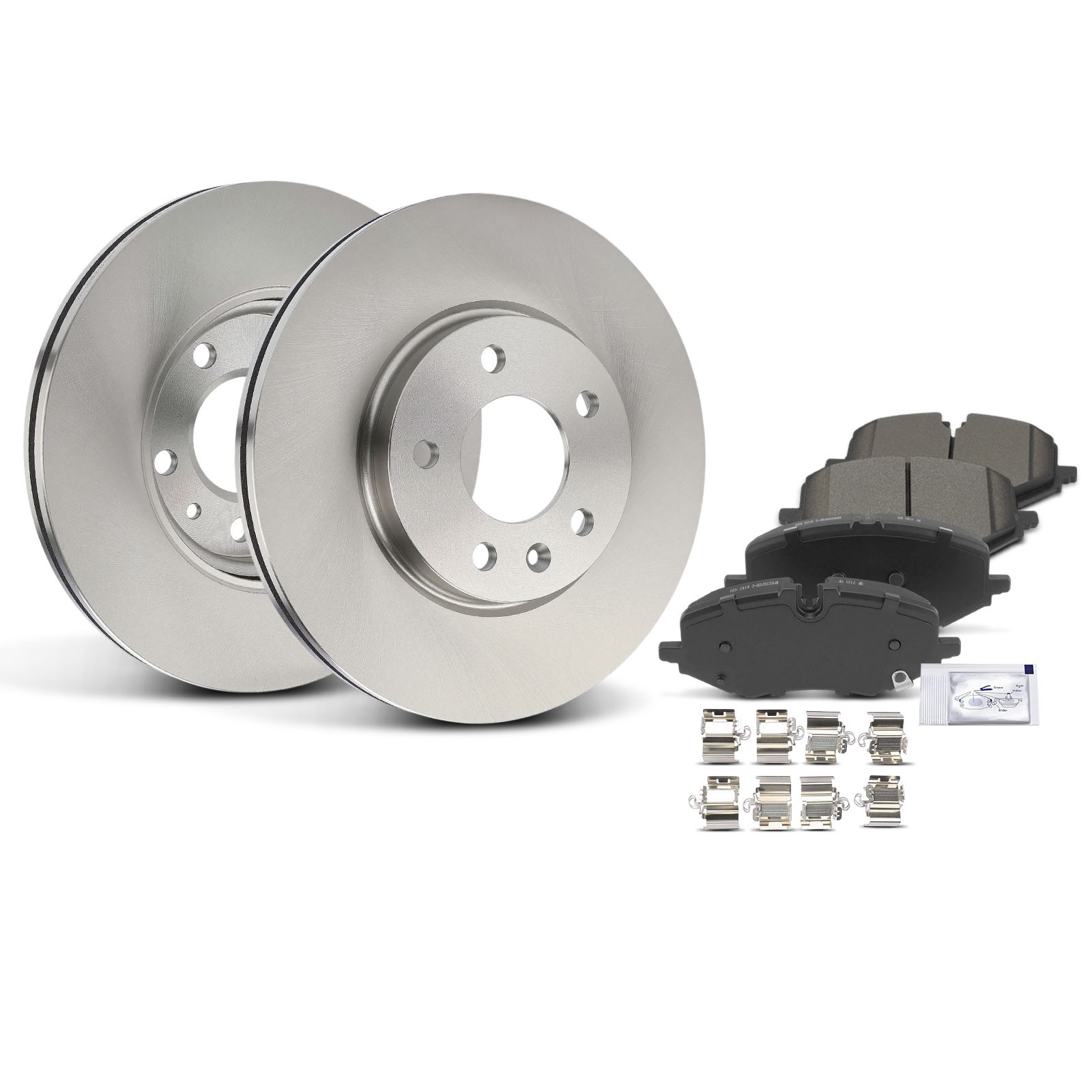 Front Disc Brake Rotor & Brake Pad for Buick Encore GX 20-23 Chevy Trailblazer