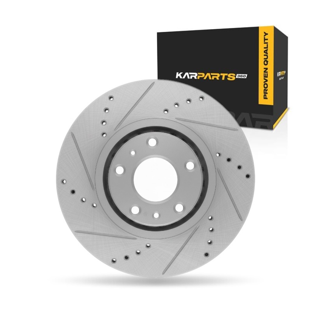 For Mazda CX-5 2016-2025 Brake Rotor Front, Driver Side | Cast Iron | Vented
