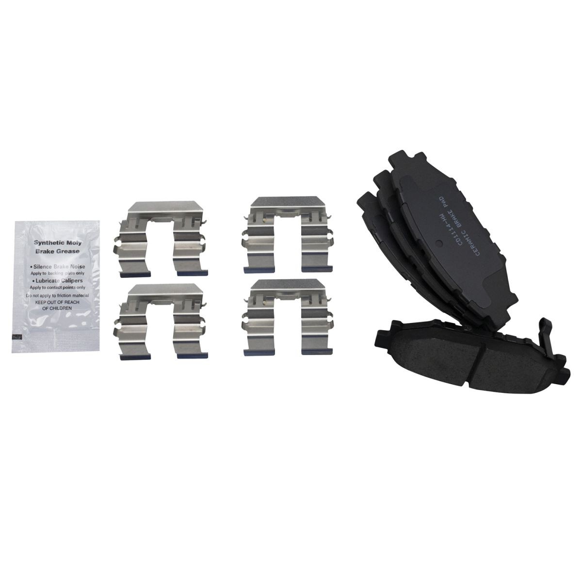 TRQ Brake Pad & Rotor Kit Ceramic Fits 2012-2016 Subaru Impreza