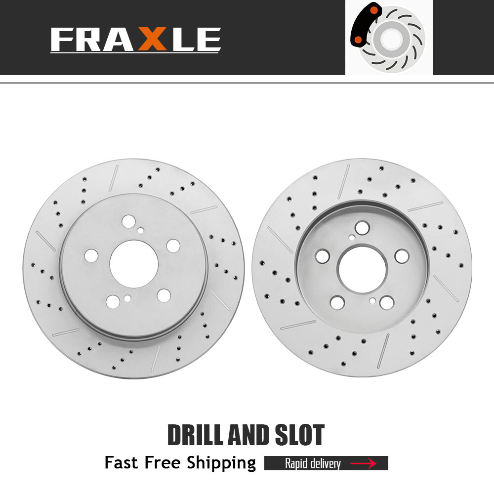 259mm Rear Disc Brake Rotors for Toyota Corolla Matrix Prius Lexus CT200H Vibe