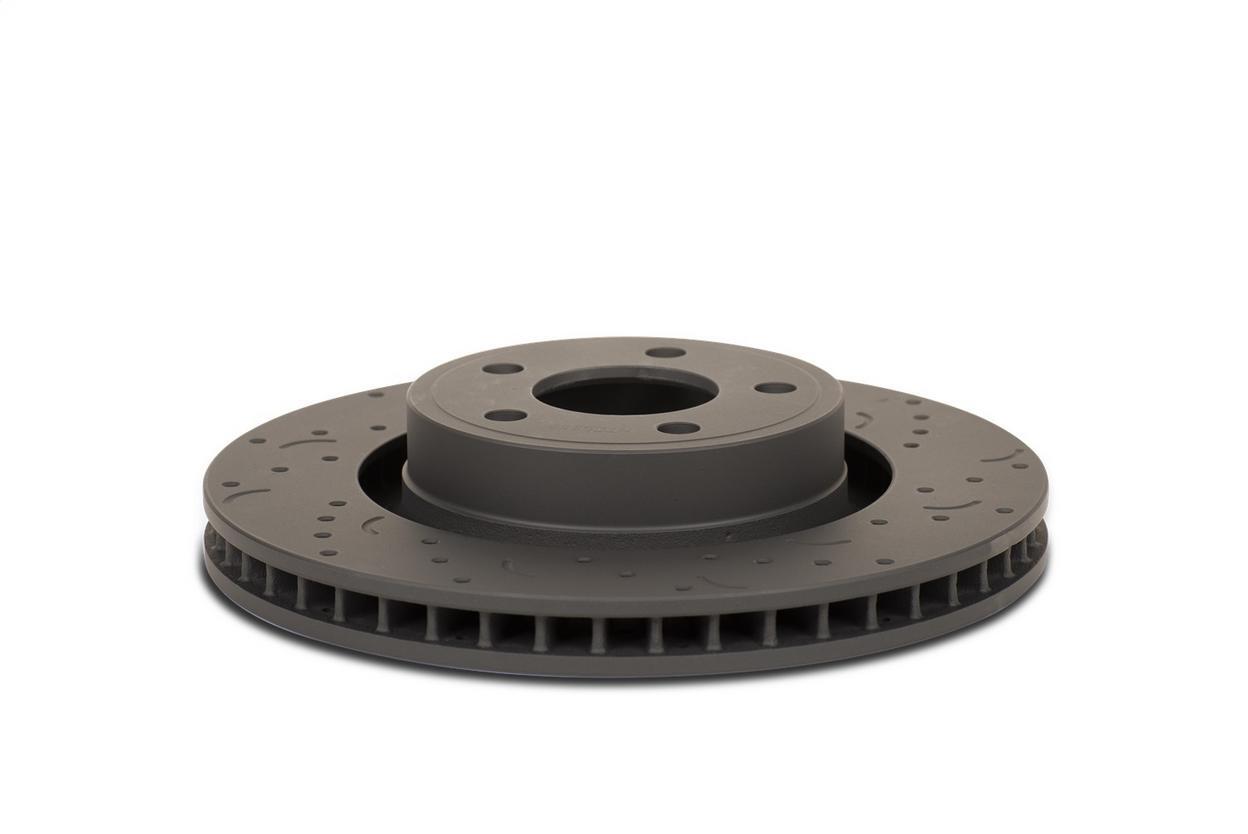 Hawk Performance HTC4403-FP Talon Cross Drilled And Slotted Brake Rotors