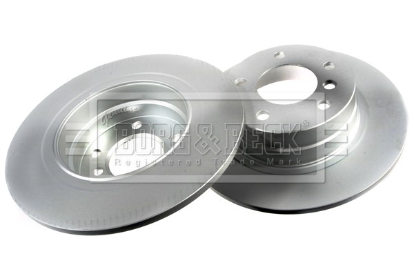 2x Brake Discs Pair Solid fits BMW 120 E81, E87 2.0 Rear 04 to 12 296mm Set B&B