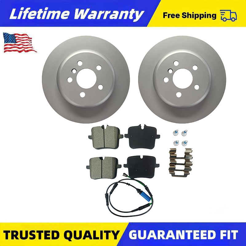 330 mm Rear Brake Kit Disc Rotors Ceramic Pads For BMW 2017 2018 2019-2021 530i
