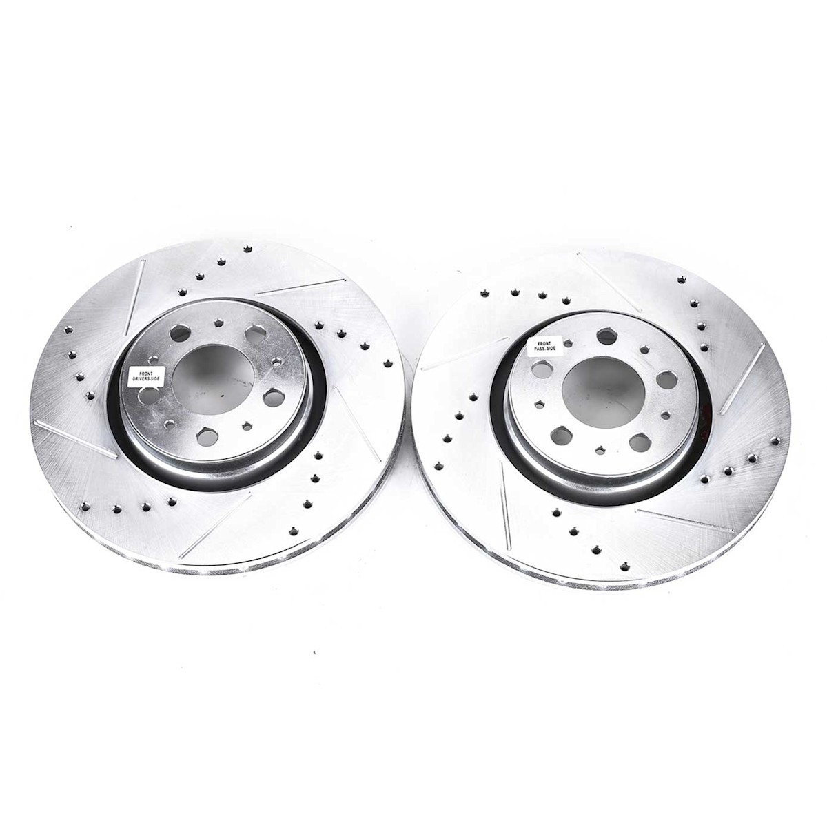 EBR893XPR Powerstop Brake Discs 2-Wheel Set Front for Volvo XC90 S60 V70 XC70