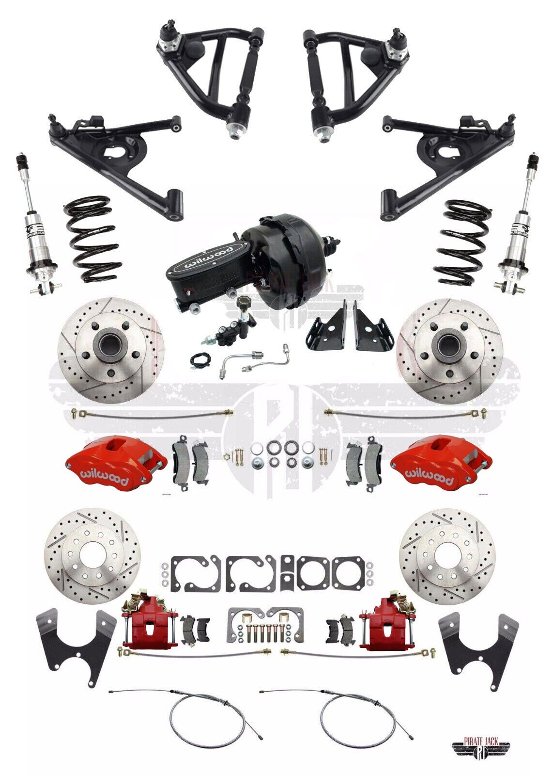 2nd Gen Camaro Disc Brake Upgrade w/ Tubular Control Arms & Coil Over