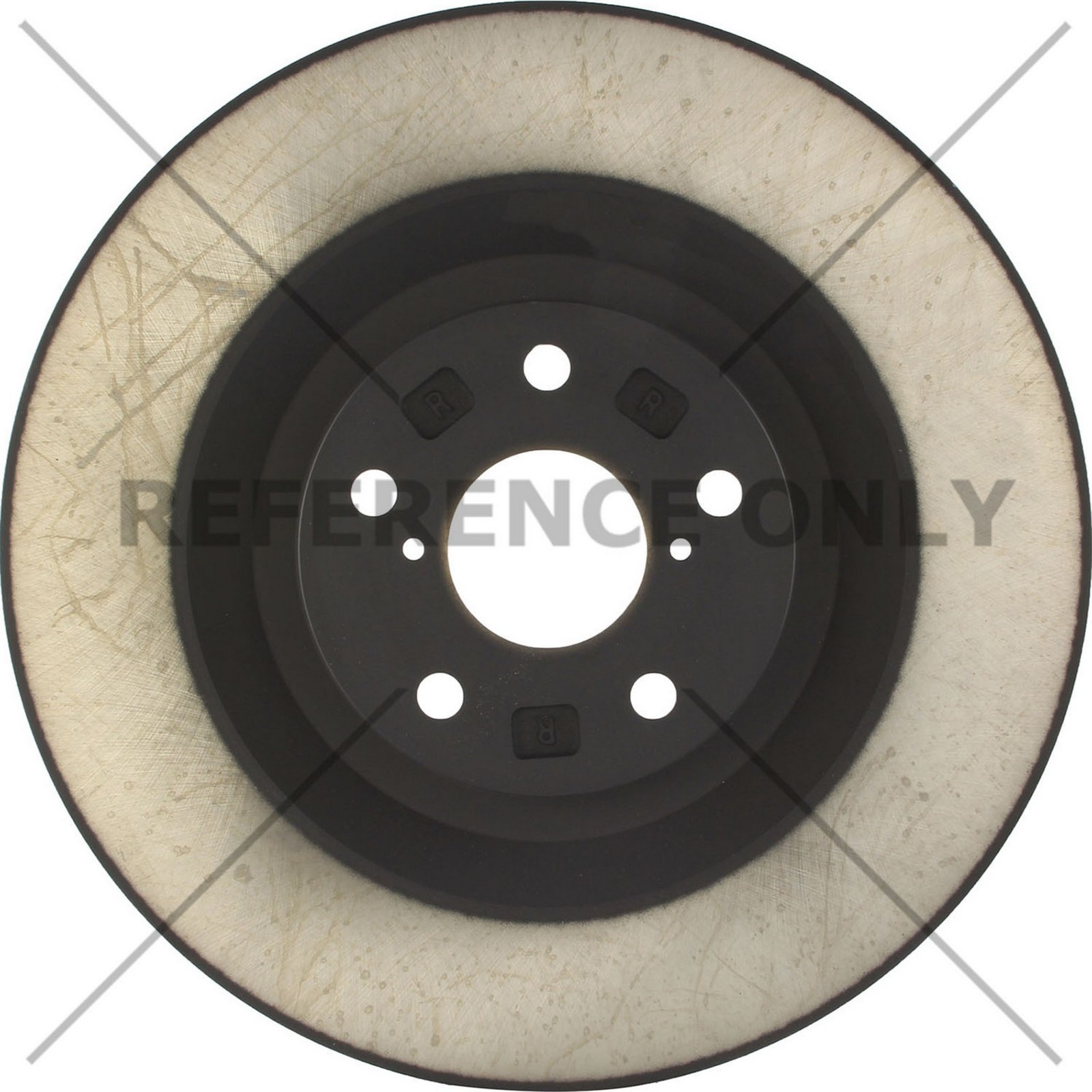 Centric Front Passenger Side Disc Brake Rotor for Lexus (120.44205)