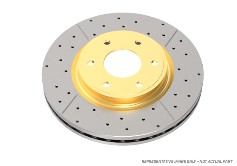 DBA X Street Series Rear Dual-Drilled Rotor for Subaru Impreza 2008-2014
