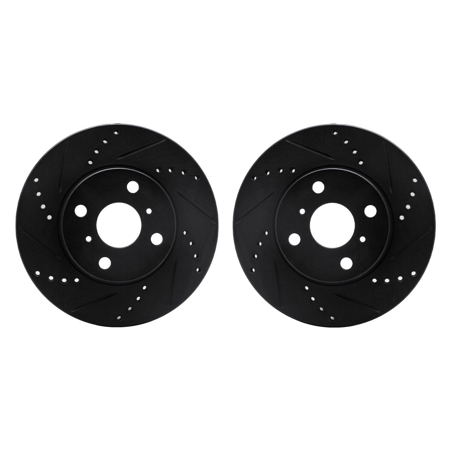 For Scion xB 04-06 eLINE Series Drilled & Slotted Front Brake Rotor Set