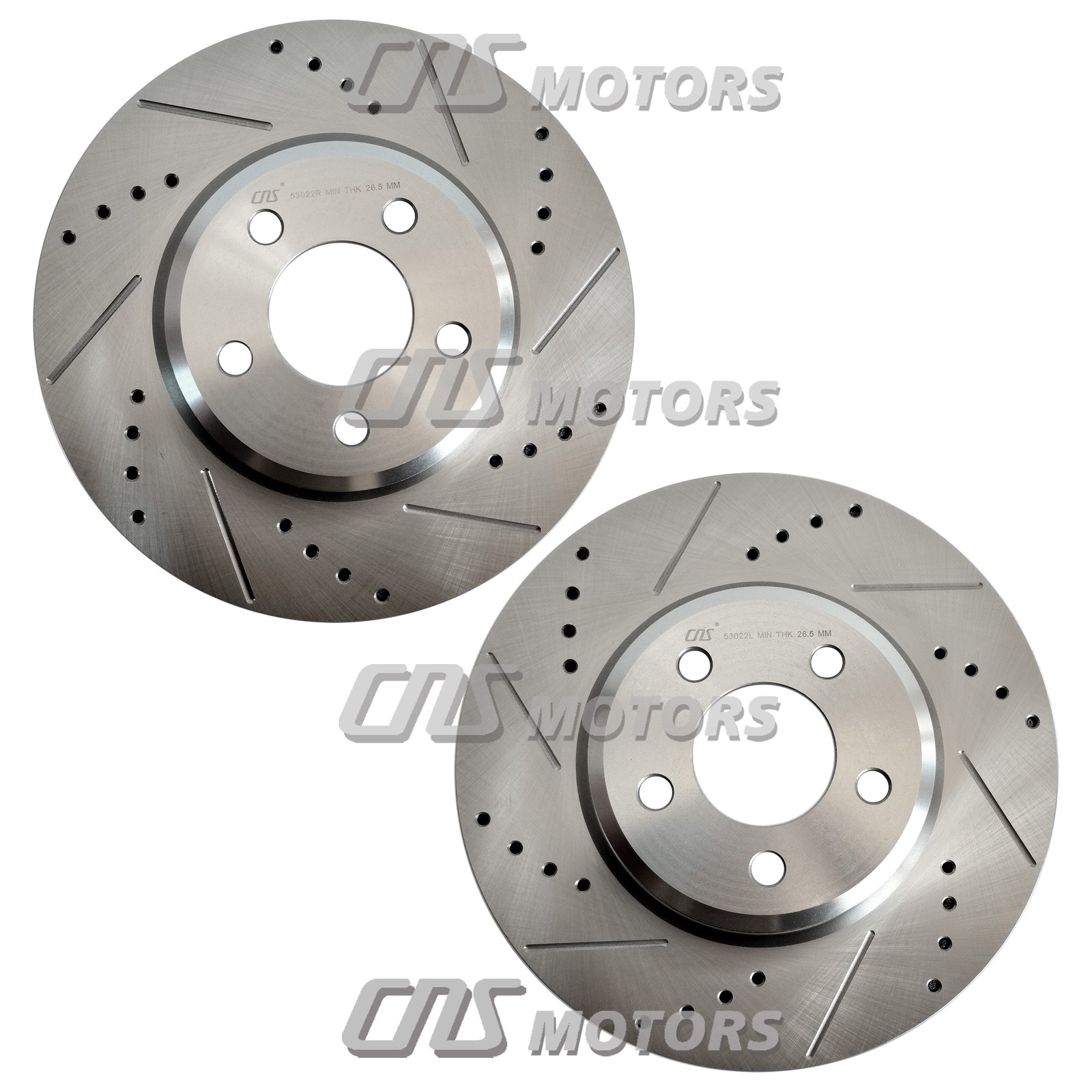 12.6” 320mm Front Brake Rotors For Dodge Charger Challenger Magnum Chrysler 300