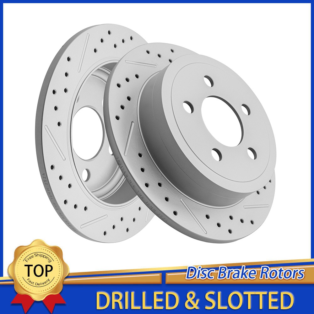 285mm Rear Drilled Disc Brake Rotors For 2003 – 2007 Liberty Wrangler TJ