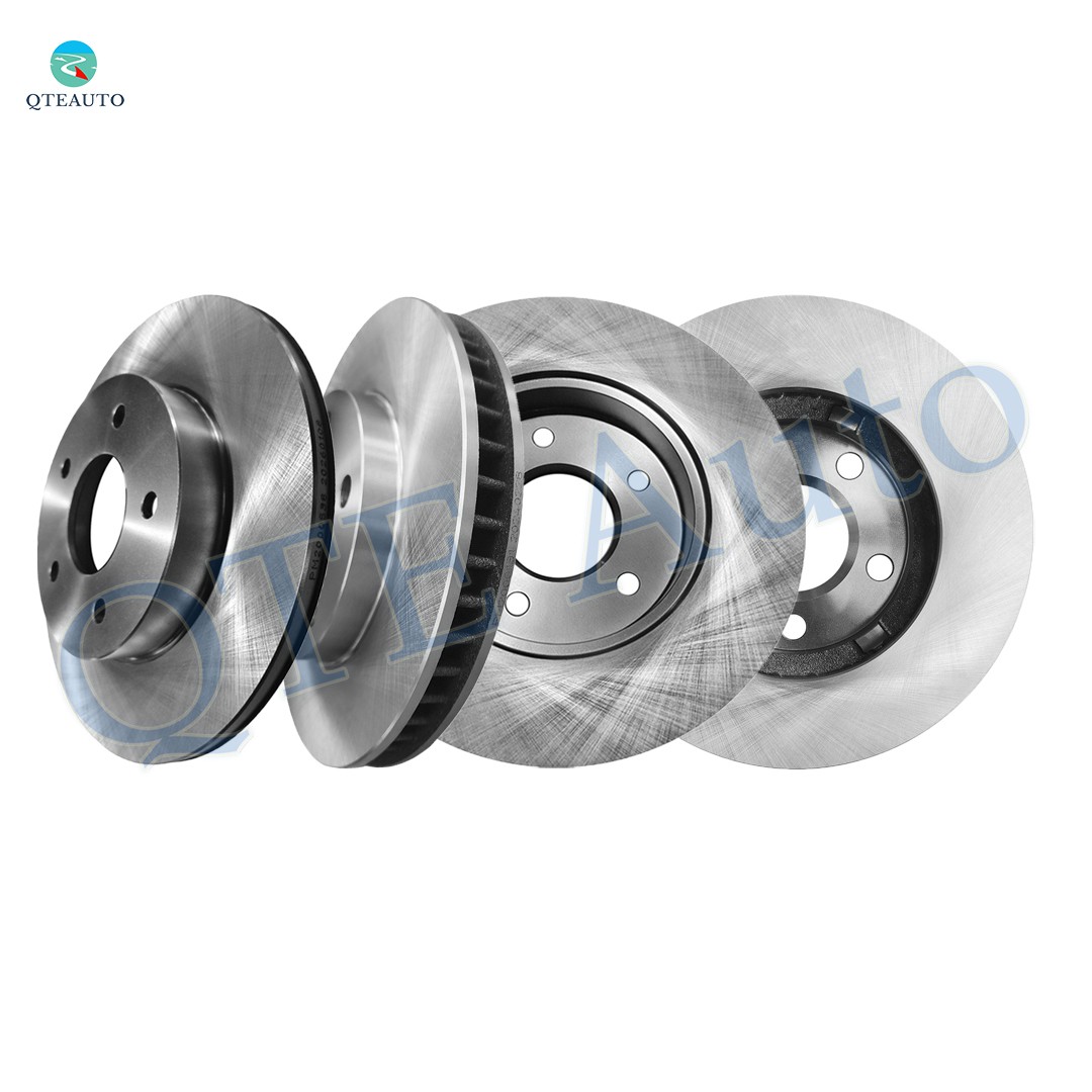Set of 4 Front 278mm-Rear 280.8mm Brake Disc Rotors For 2000-2005 Buick Lesabre
