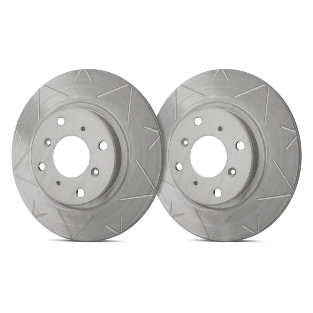 For Mercedes-Benz SLK230 98-04 Peak Slotted 1-Piece Front Brake Rotors